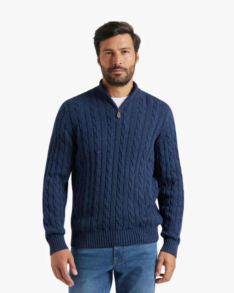 Suéter Verbier Zip – Charme e leveza em um só look