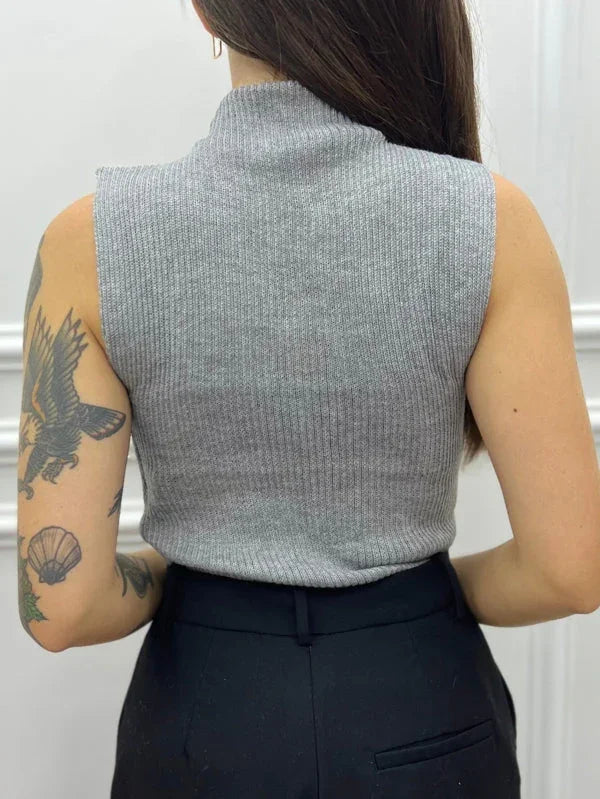 Basic Ribbed Knit Tank Top