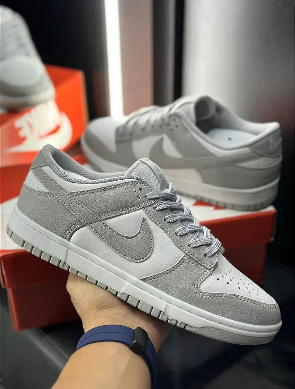 Dunk Low cinza