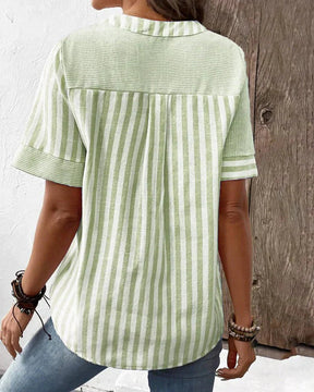 Lilly | Soft Striped Women's Blouse
