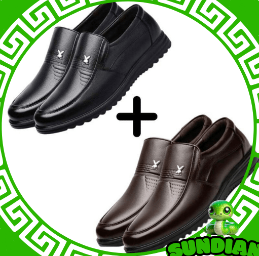 Sapato Mocassim Ortopédico de Couro - [ COMPRE 1 LEVE 2 ] - Frete Grátis + Brinde - Sundian