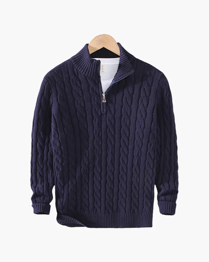 Suéter Verbier Zip – Charme e leveza em um só look