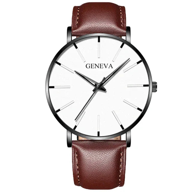 Relógio Masculino - Geneva – Elegância e conforto para o dia a dia