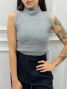 Basic Ribbed Knit Tank Top