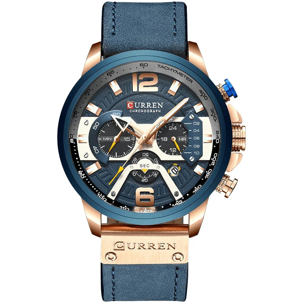 Relógio Casual Masculino CURREN – Sofisticação com caimento perfeito