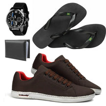 4-in-1 Kit Vegas Sneakers + Flip-flops + Wallet and Watch - Free Shipping + Immediate Delivery + Gift
