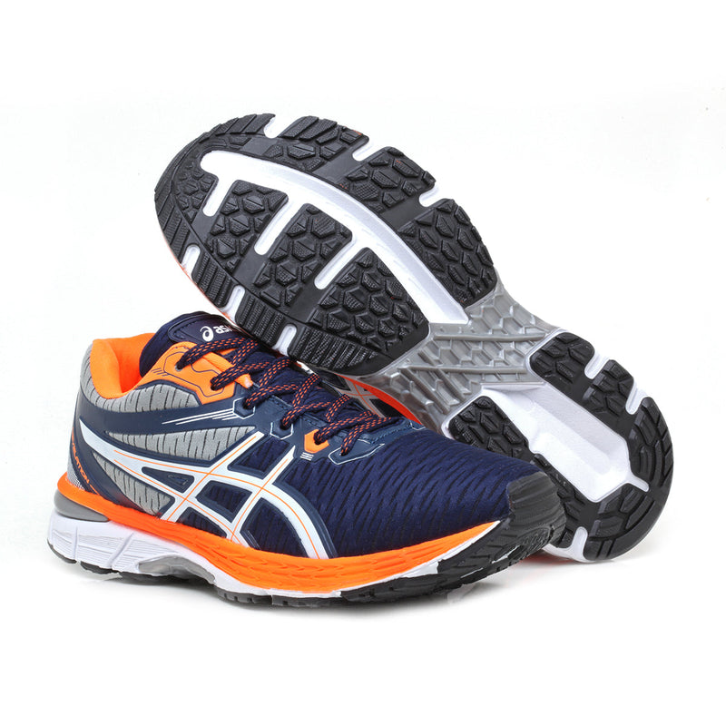 Asics Revelation Marinho e Laranja