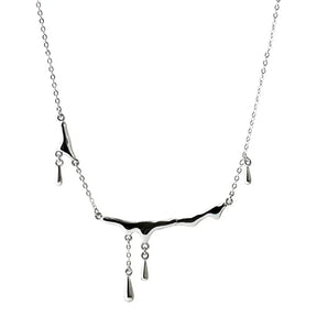 Collar de Plata Líquida en Plata de Ley 925 – Cadena de 40 cm