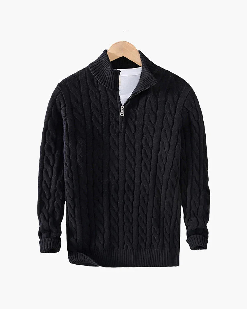 Suéter Verbier Zip – Charme e leveza em um só look
