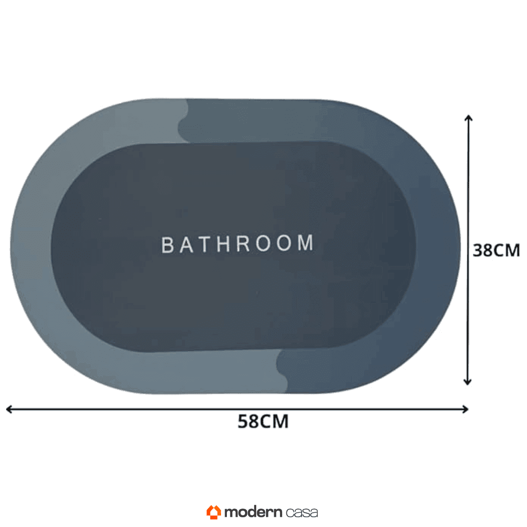 Tapete de Banho Absorvente Seca Rápido - Sundian