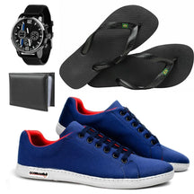 4-in-1 Kit Vegas Sneakers + Flip-flops + Wallet and Watch - Free Shipping + Immediate Delivery + Gift