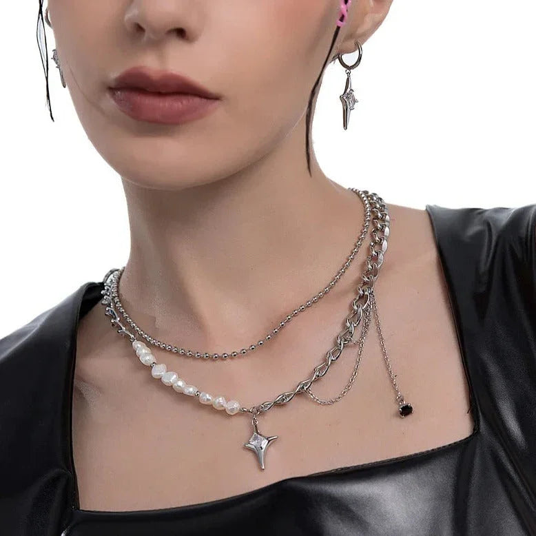 Collar Noche Estrellada en Plata 925 – Elegancia Celestial