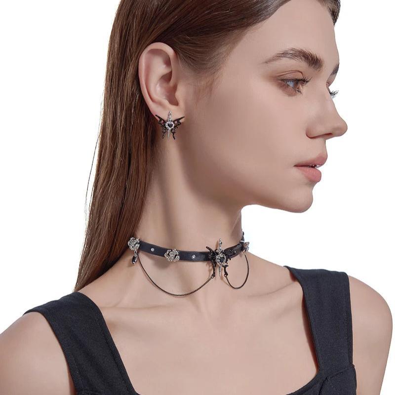 Par de pendientes MORTICIA