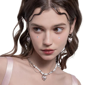 Collar Corazón de Belleza - Cadena de 48 cm