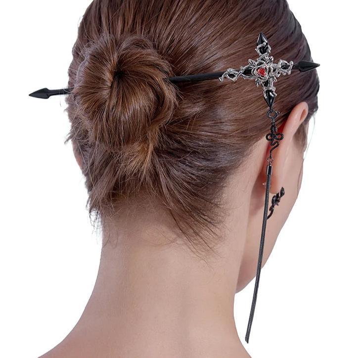 Cursed Cross Hair Clip