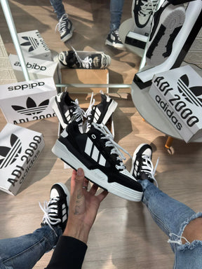 Adidas 2000 Premium Branco e Preto - Sundian