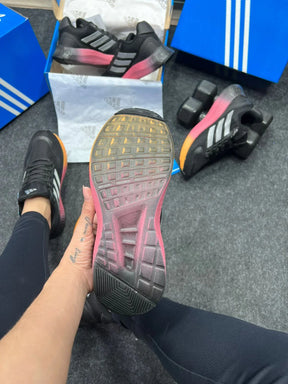 Adidas Falcon Premium Preto com Prata e Rosa - Sundian
