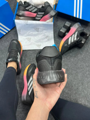 Adidas Falcon Premium Preto com Prata e Rosa - Sundian