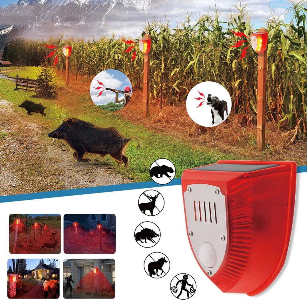 Alarme Solar Repelente de Animais com Sensor de Movimento - SunAlert - Sundian