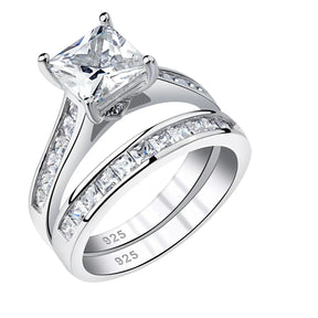 Anel Amor Duplo com Moissanite - Sundian