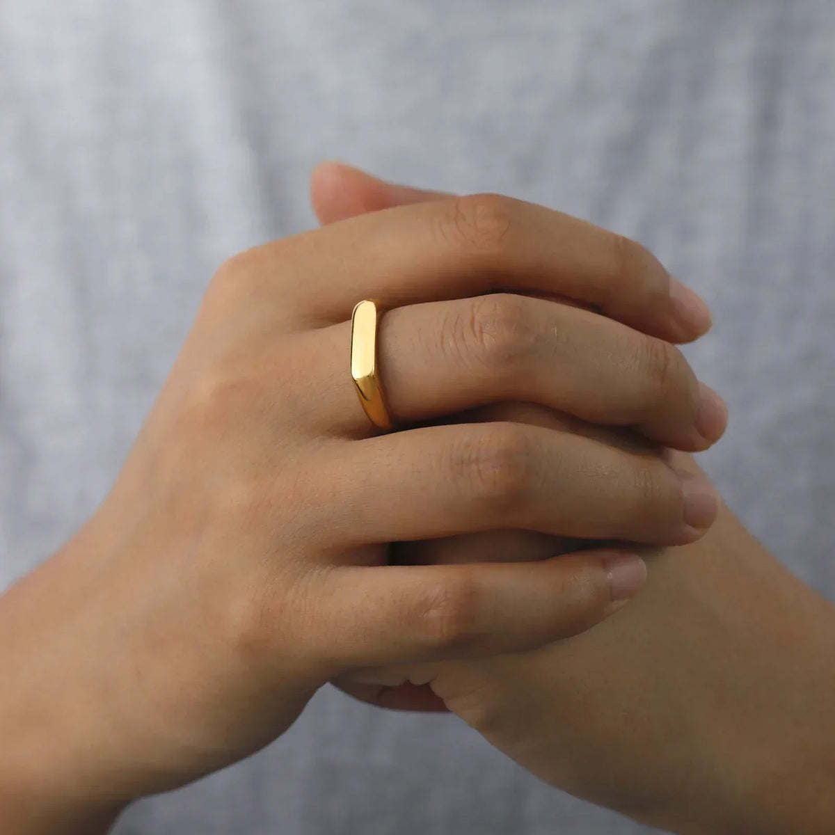 Anel Diana Banhado em Ouro 18k – Simplesmente irresistível - Sundian