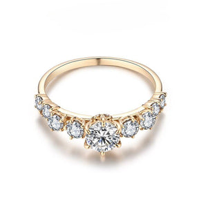 Anel Moissanite Ouro 14k - Sundian - Sundian