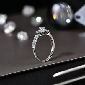 Anel Moissanite de Flor - Sundian