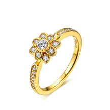 Anel Moissanite de Flor - Sundian