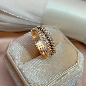 Anel Ouro Rosa Delicado - Sundian