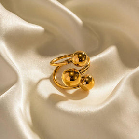 Anel Triplo Banhado a Ouro 18k - Sundian - Sundian