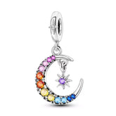 Charm de luna colorida