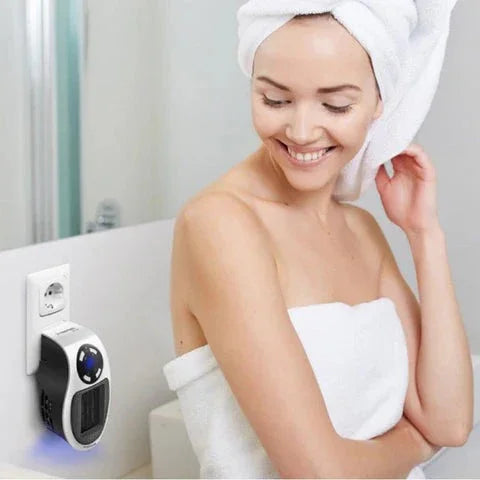 Aquecedor Elétrico Portátil para Tomada com Controle Remoto - WarmEase - Sundian