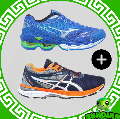 Compre 1 leve 2 Tênis Mizuno Wave 20 Pro + Asics Revelation