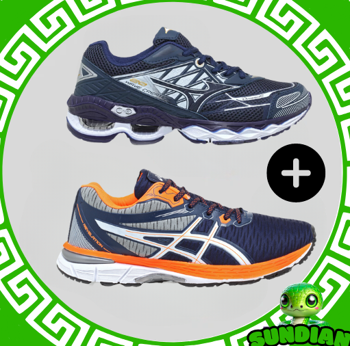 Compre 1 leve 2 Tênis Mizuno Wave 20 Pro + Asics Revelation