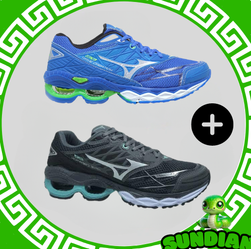 Compre 1 leve 2 Tênis Mizuno Wave Creation 20