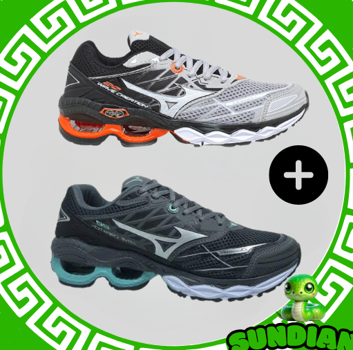 Compre 1 leve 2 Tênis Mizuno Wave Creation 20