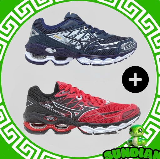 Compre 1 leve 2 Tênis Mizuno Wave Creation 20