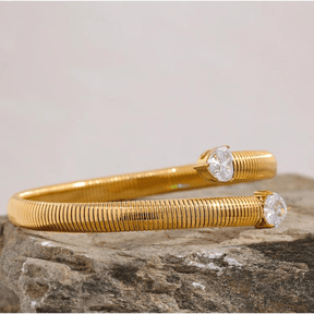 Bracelete com Zircônias em Coração - Sundian - Sundian