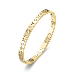 Bracelete Romano Clássico Banhado em Ouro 18k - Sundian - Sundian