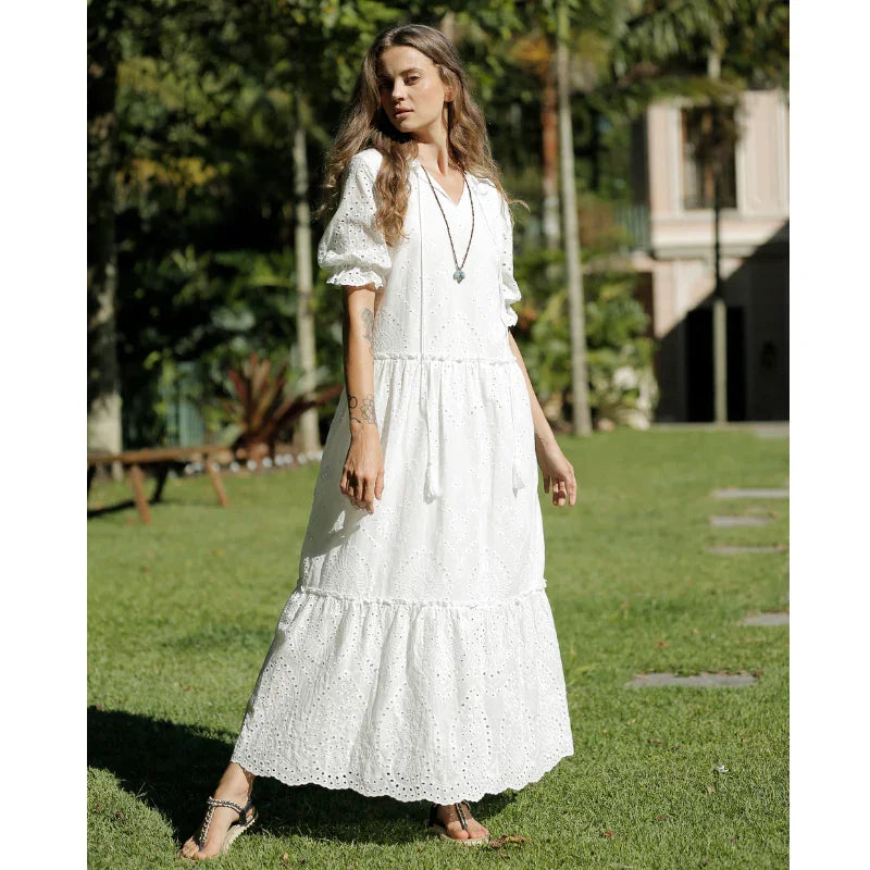 Vestido Grace: Elegancia y comodidad para el día a día. 