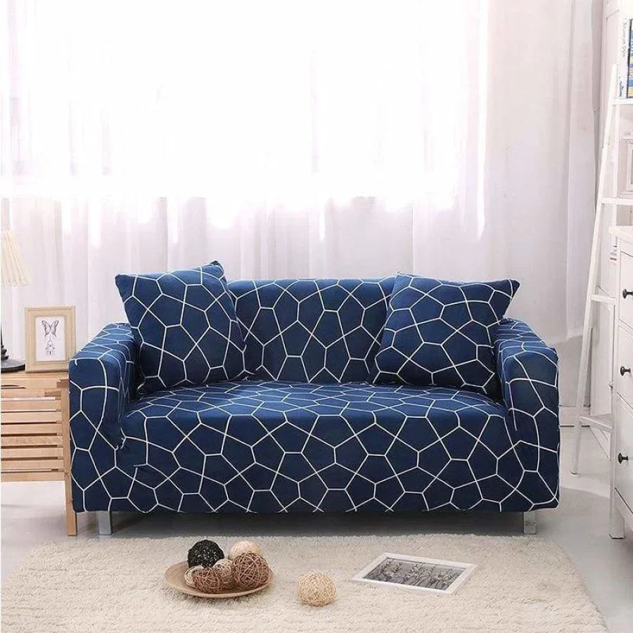 Printed Spandex Sofa Cover - 2 or 3 Seats