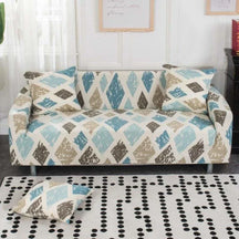 Printed Spandex Sofa Cover - 2 or 3 Seats