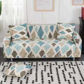 Printed Spandex Sofa Cover - 2 or 3 Seats