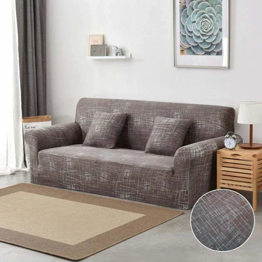 Printed Spandex Sofa Cover - 2 or 3 Seats