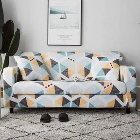 Printed Spandex Sofa Cover - 2 or 3 Seats