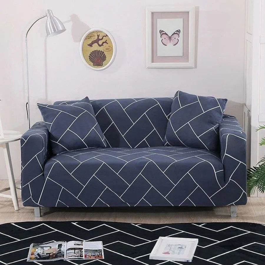 Printed Spandex Sofa Cover - 2 or 3 Seats