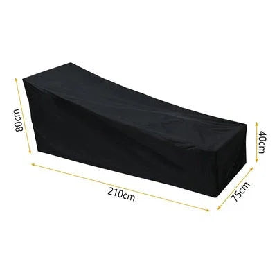 Waterproof Sun Lounger Protective Cover for Outdoor Use