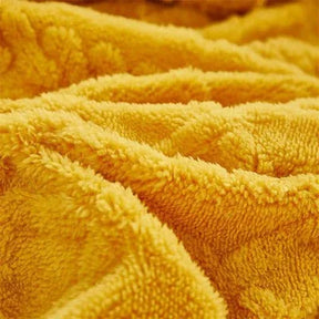 Velvety Quilted Winter Mattress Cover