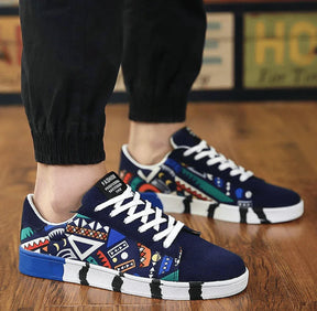 Zapatillas casuales con impresora