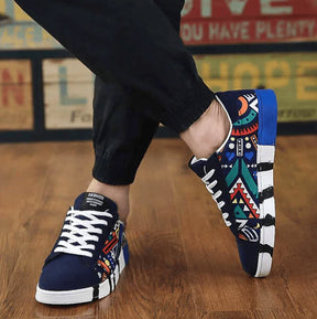 Zapatillas casuales con impresora